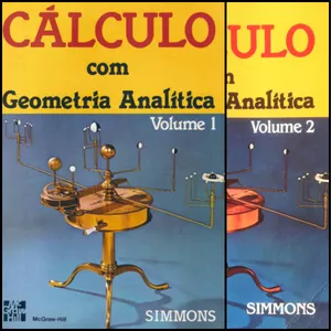 Imagem de capa para o Ebook Cálculo com Geometria Analítica - Vol. 1 E 2 - George F. Simmons, COMPLETO EM PDF.