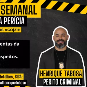 Imagem de capa para o Curso online Aula 07: Análise de vestimentas e objetos das vítimas e dos suspeitos em cena de crime 