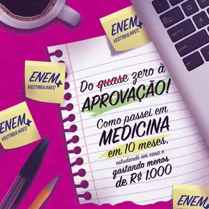 Imagem do curso Enem e Vestibulares - Do quase zero à aprovação (eBook)