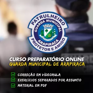 Imagem de capa para o Curso online Curso Preparatório - Guarda Municipal de Arapiraca