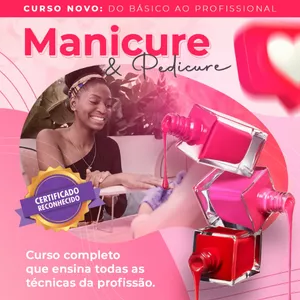 Imagem de capa para o Curso online Curso de Manicure e Pedicure