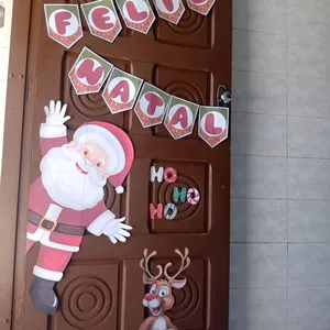 Imagem de capa para o Ebook ENFEITE DE PORTA NATAL