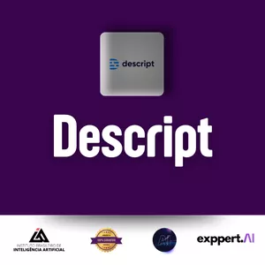 Imagem de capa para o Curso online Curso Descript — Do Rascunho Ao Vídeo Profissional
