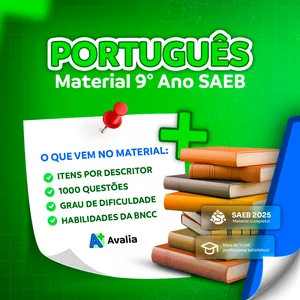 Imagem do curso 9º ANO - MATERIAL PARA O SAEB - PORTUGUÊS