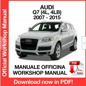 Imagem principal do produto Manual de mecánica Audi Q7 2012 3.0 TDi PDF  (del 2006-2014)