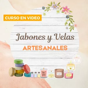 Imagen de portada para Curso online Jabones y Velas Artesanales Curso Online