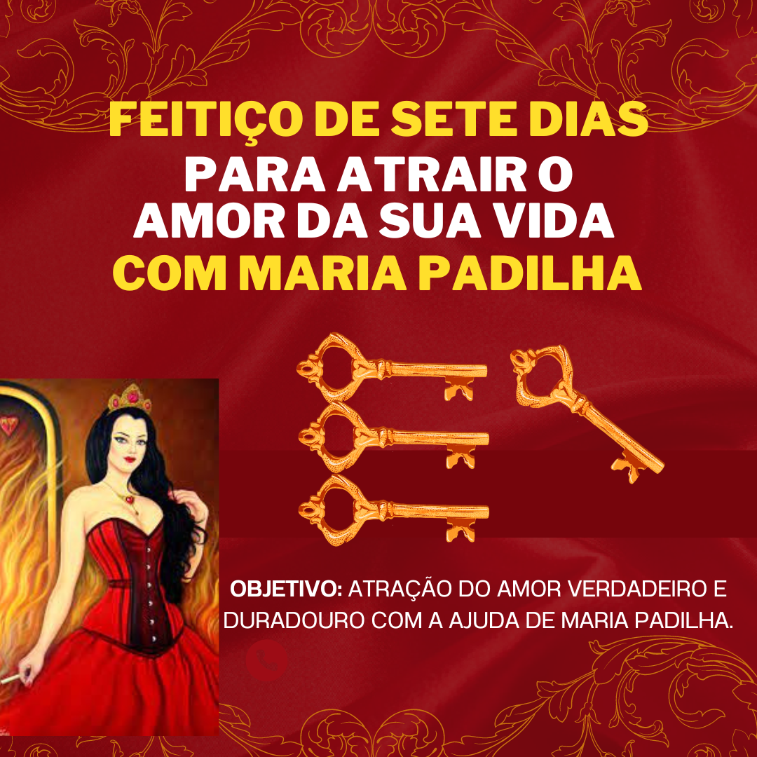 Imagem do curso Feitiço de Sete Dias para Atrair o Amor da Vida com Maria Padilha