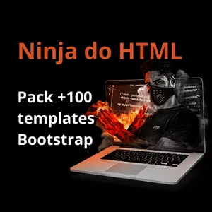 Imagem de capa para o Curso online Pack +100 templates bootstrap para editar