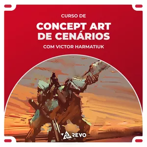 Imagem de capa para o Curso online Concept Art de Cenários com Victor Harmatiuk
