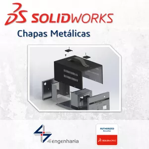 Imagem do curso Curso SOLIDWORKS Chapas Metálicas