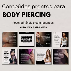 Imagem de capa para o Curso online PACK BODY PIERCING
