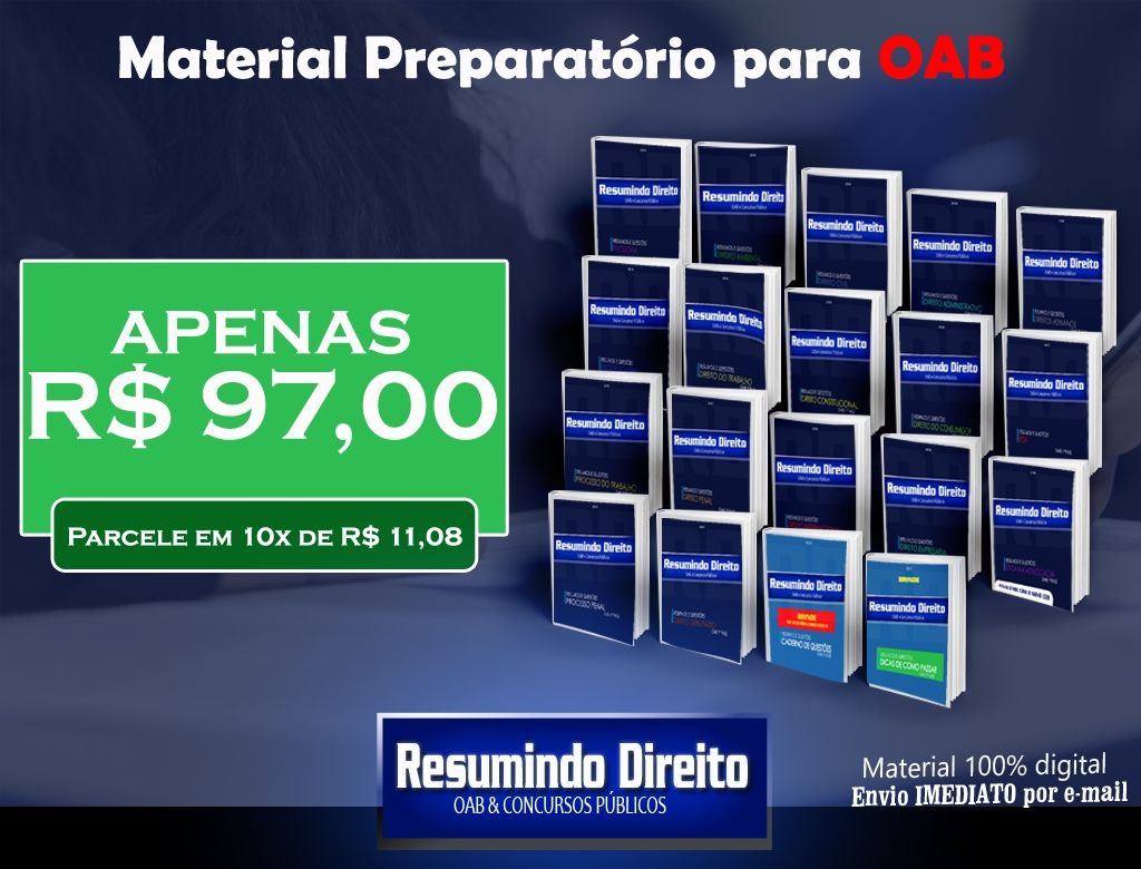 Imagem de Material Completo para OAB criado por Resumindo Direito Concursos na hotmart