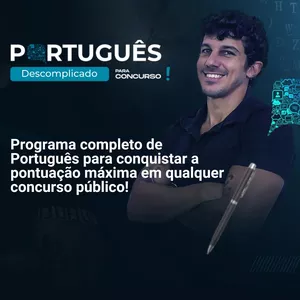 Imagem de capa para o Curso online Português Descomplicado para Concursos