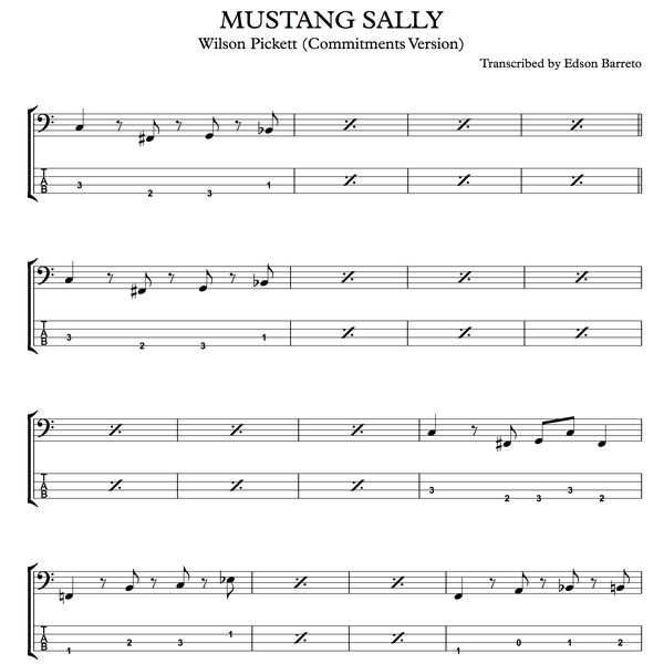 The Police Walking On The Moon Bass Tab Mustang Sally Wilson Pickett Commitments Version Bass Score Tab Lesson Edson Renato Vitti Barreto Learn A New Skill Images Icons Pictures Hotmart