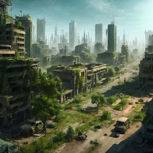 Imagem de capa para o Ebook "Ômega Ascendente: A Sinfonia da Extinção"