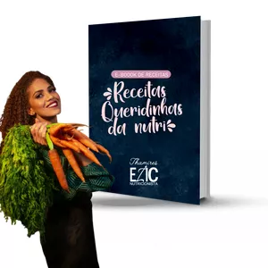 Imagem de capa para o Ebook E-BOOK RECEITAS QUERIDINHAS DA NUTRI THAMIRES EZIC + DICAS DE EMAGRECIMENTO