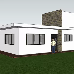 Imagen de portada para Curso online Plano de Casa Desplante 10x10 M. con 2 Rec. 1 Nivel