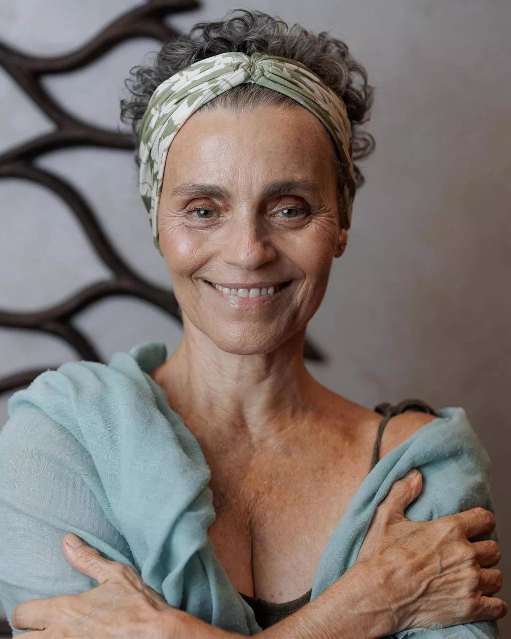 Retrato de Sonia Filgueiras, terapeuta corporal e facial