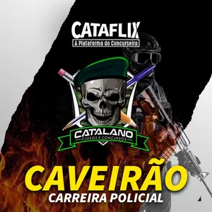 Imagem principal do produto CATAFLIX CAVEIRÃO - Curso Preparatório para Carreiras Policiais