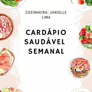 Imagem de capa para o Ebook Cardápio Saudável Semanal