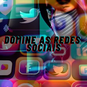 Imagem de capa para o Ebook Domine as Redes  Sociais - Guia Completo para o Sucesso Online
