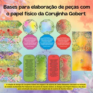 Imagem de capa para o Ebook Bases para elaboração de peças com o papel físico da Corujinha Gobert 