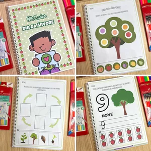 Imagem de capa para o Ebook Atividades Dia da Árvore 