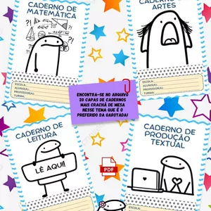 Imagem de capa para o Ebook Capas de Caderno Florks