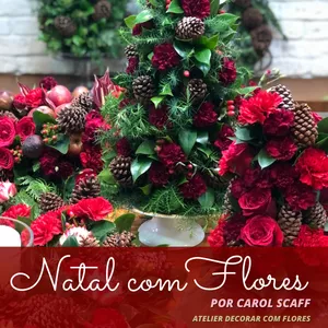 Imagem de capa para o Curso online Natal com Flores