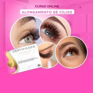 Imagem de capa para o Curso online Curso extensão de Cílios 