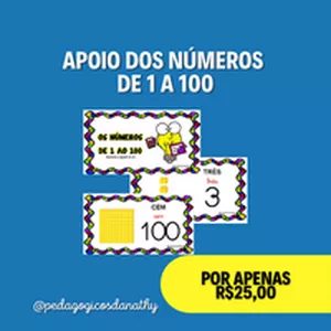 Imagem de capa para o Ebook Apoio dos números de 1 ao 100