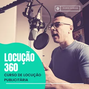 Imagem de capa para o Curso online LOCUÇÃO 360 - Curso de Locução Publicitária