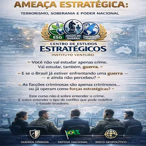 Imagem de Crime Organizado como Ameaça Estratégica: Terrorismo, Economia e Soberania Nacional”  criado por INSTITUTO VENTURO GESTAO EDUCACIONAL LTDA na hotmart