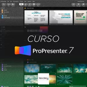 Imagem de Curso ProPresenter 7 - Do zero ao avançado criado por Tech Pro Church na hotmart