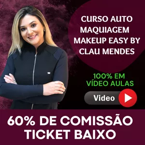 Curso Curso de Auto Maquiagem - Makeup Easy by Clau Mendes