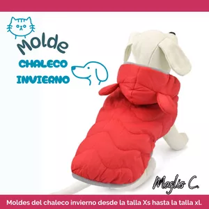 Imagen de portada para Curso online Molde Chaleco Invierno para Mascotas. Cova