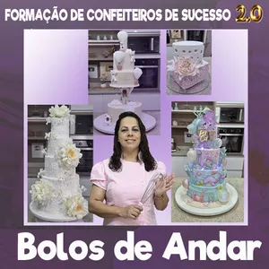 Curso Formação de Confeiteiros 2.0 Bolos de Andar 