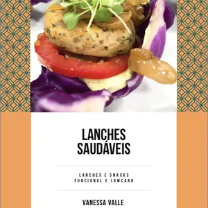 Imagem de capa para o Ebook Lanches Saúdáveis