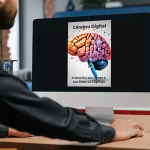 Imagem de capa para o Ebook Cérebro Digital - A Nova Era dos Games e  Seu Efeito na Cognição