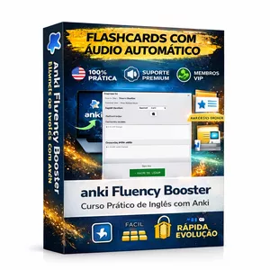 Imagem do curso INGLÊS COM ANKI: MÉTODO PRÁTICO E AUTOMATIZADO