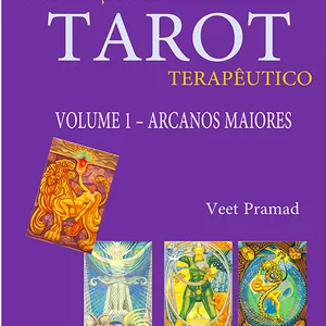 Imagem de capa para o Ebook FORMAÇÃO EM TAROT TERAPÊUTICO - VOLUME 1 - ARCANOS MAIORES