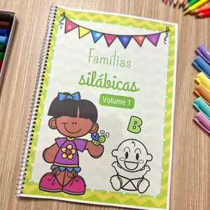 Imagem de capa para o Ebook Apostila Familias Silábicas Simples