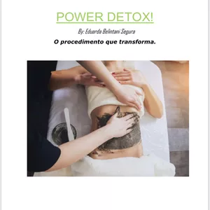 Imagem de capa para o Ebook Ebook : Power Detox ! By: Eduarda Belintani Esteticista.