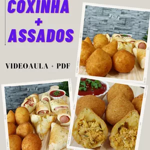 Imagem do curso COXINHA E SALGADOS ASSADOS SEM GLÚTEN