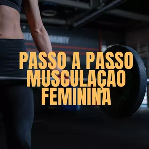 Imagem de capa para o Ebook Passo a passo Musculação Feminina 