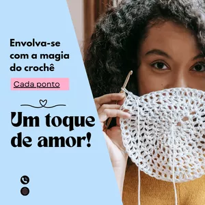 Imagem de capa para o Ebook Como da ponto em crochê 