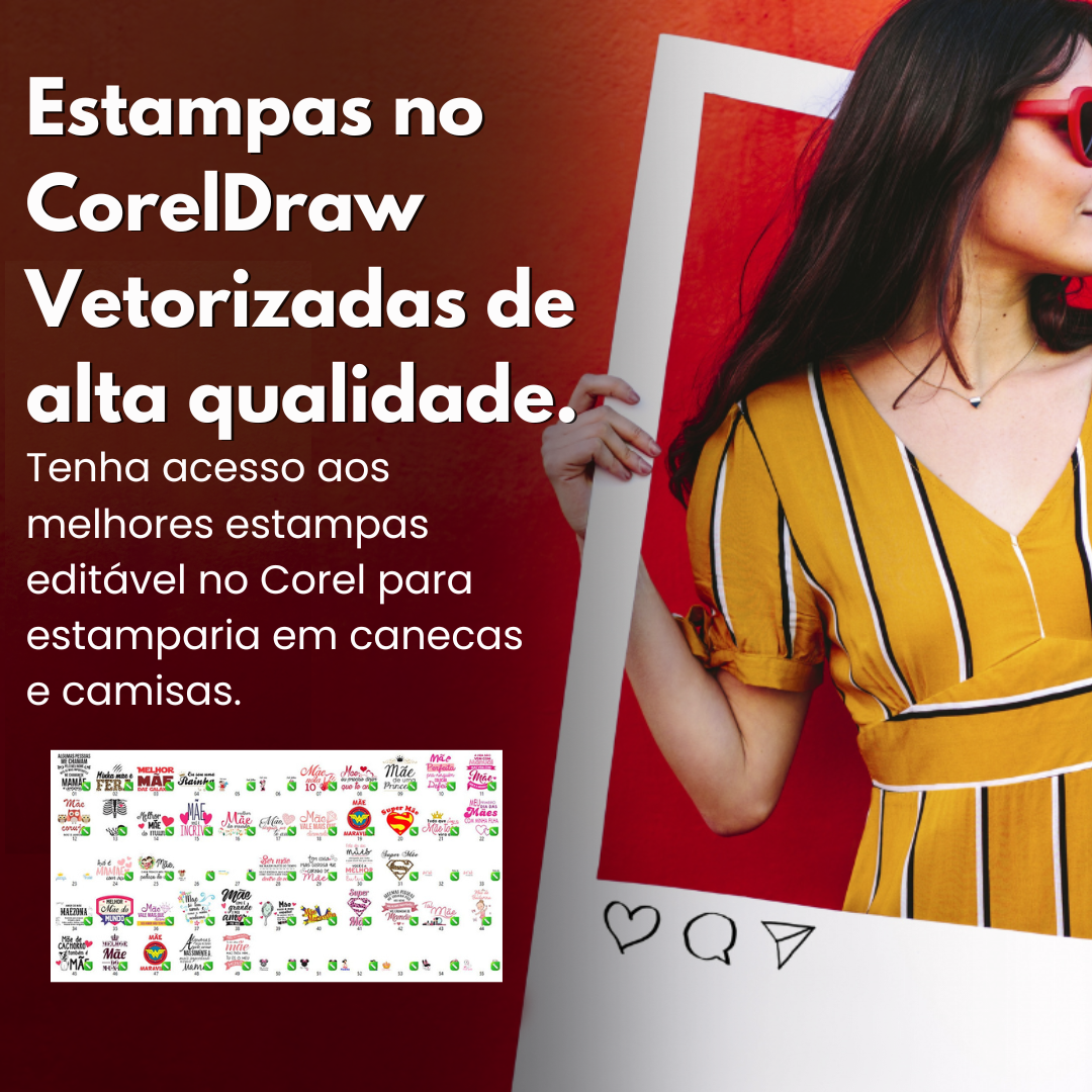 Imagem do curso 3 em 1 - Artes vetorizadas no CorelDraw