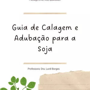 Imagem de capa para o Curso online Guia de Adubação para Soja