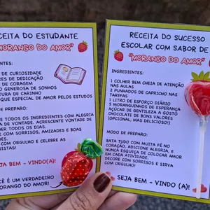 Imagem de capa para o Ebook CARTÕES VOLTA ÀS AULAS – MORANGO DO AMOR 🍓