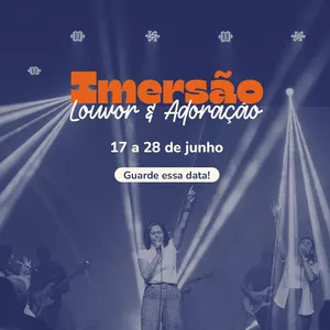 Imagem de capa para o Evento online Imersão em Louvor e Adoração